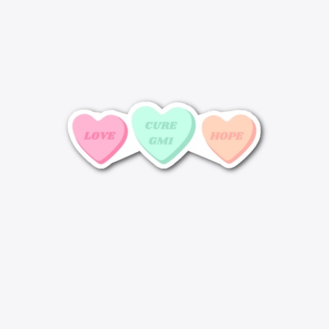 Love, Cure Gm1, Hope Standard T-Shirt Front
