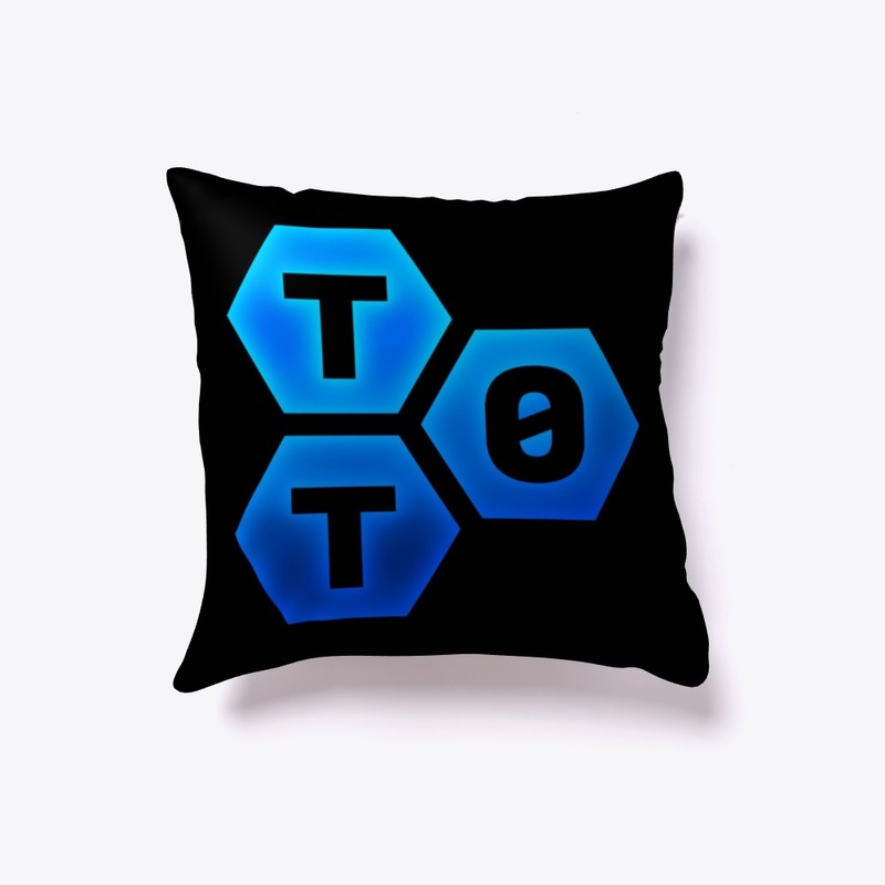*Dark Mode* Dual Logo Pillow 