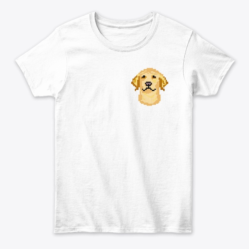 Golden Retriever Pixel Art