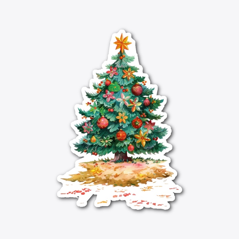 Christmas tree Sticker