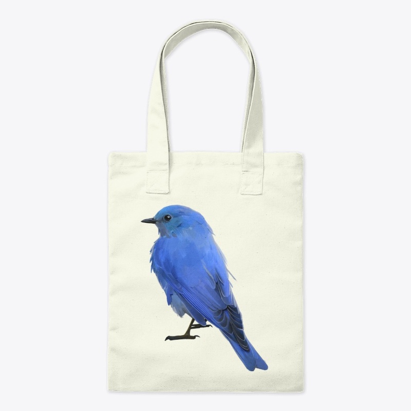 small blue bird