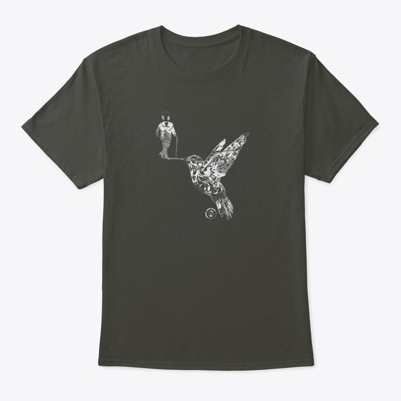 Humming Bird - Gray Tones