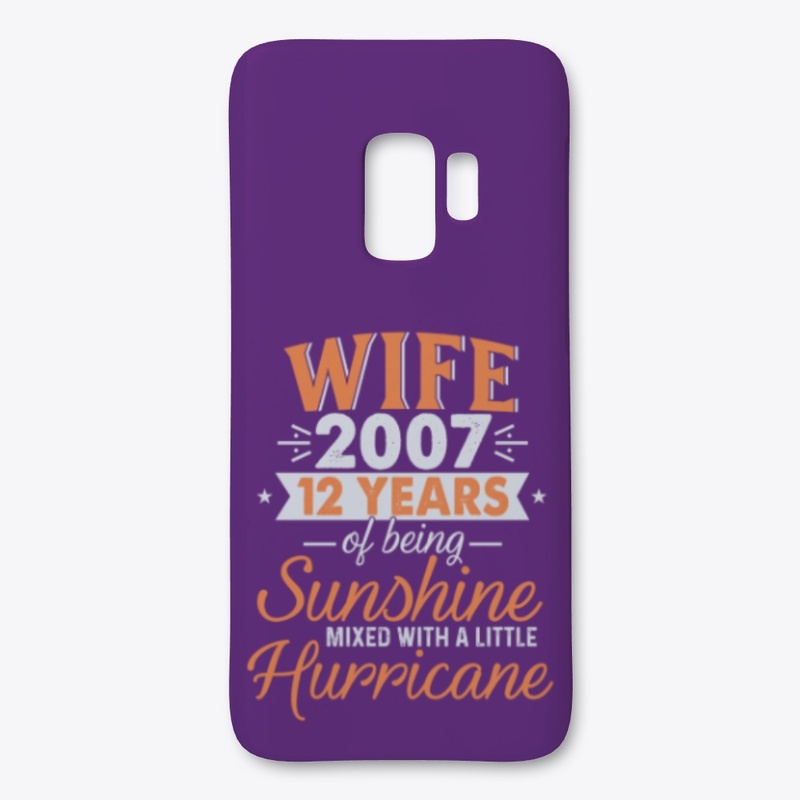 Wife Since 2007, 12 Years Wedding Gifts
