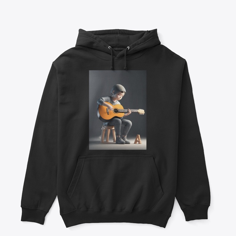 Melancholic Melodies: The Gray Guitarist