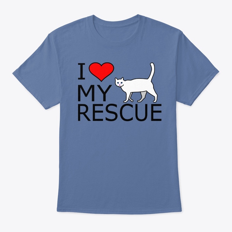 I LOVE My White Rescue Cat - Helps Cats!