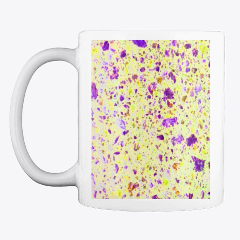 yellow green purple splotchy