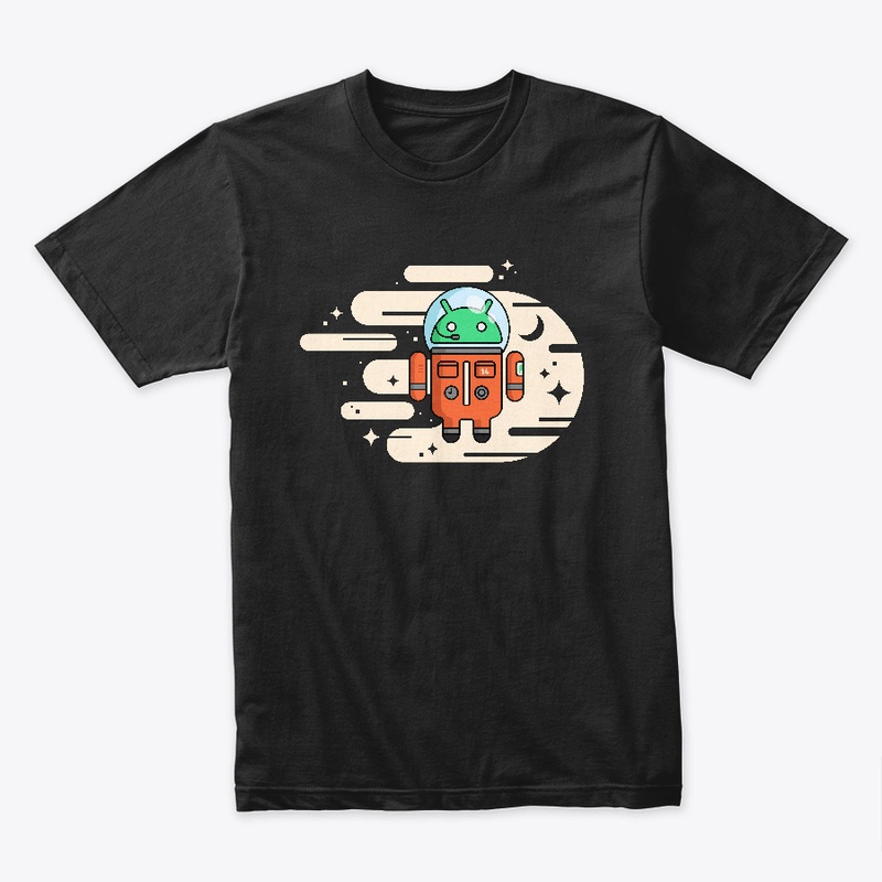 Orange Android Astronaut
