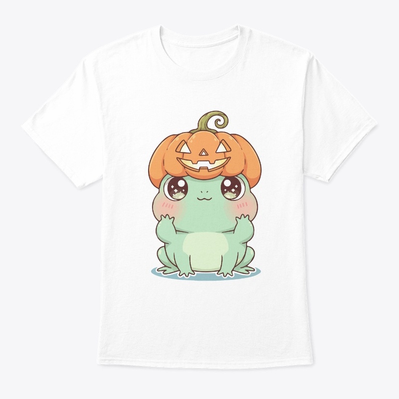 Hoppy Halloween Kawaii Pumpkin Hat Frog