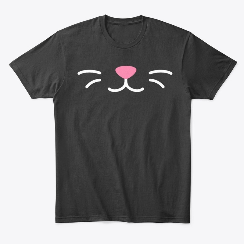 Cat lips face white