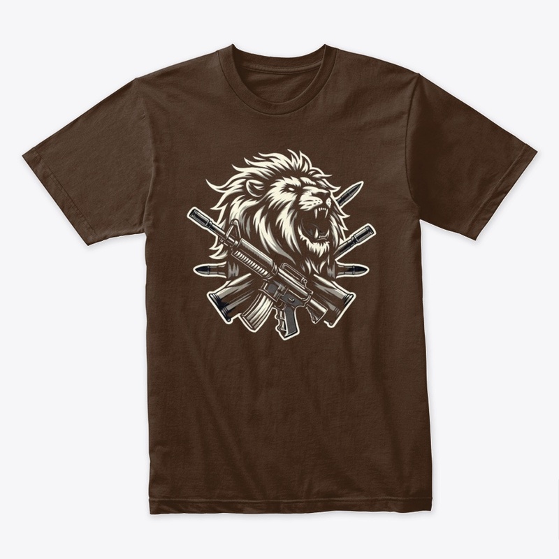 lion Premium Ring-Spun Cotton T-Shirt