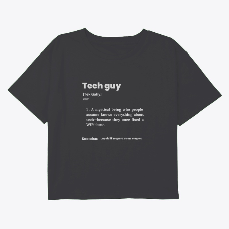 TechGuy Funny T Shirt for Coders & Geeks