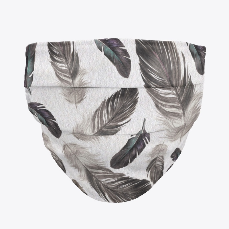 Feather Face Mask