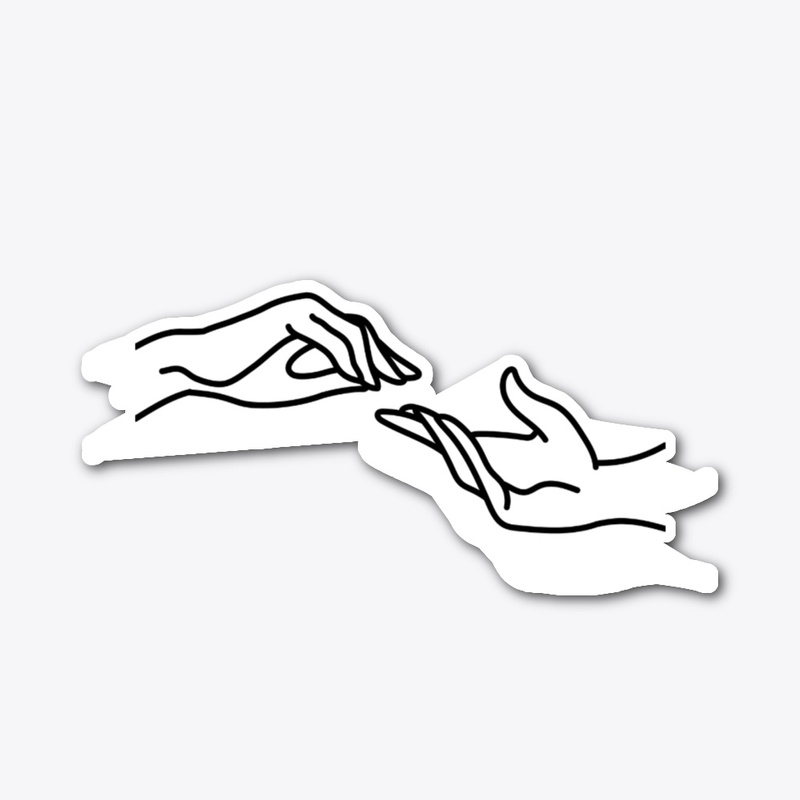 Almost touching hands