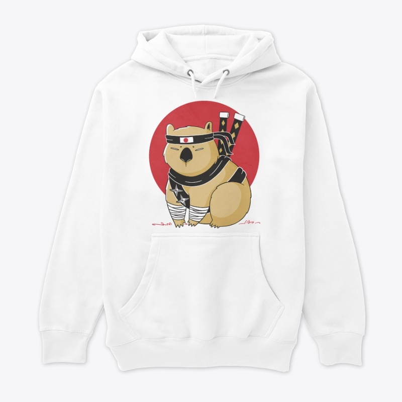 Ninja Wombat, Funny Warrior Animal