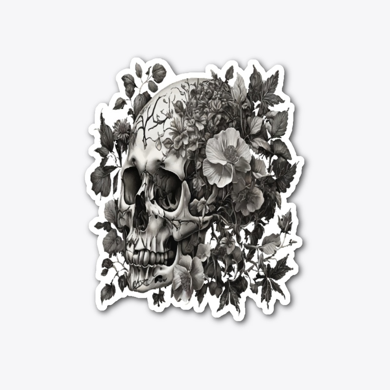 Black and white graphic.