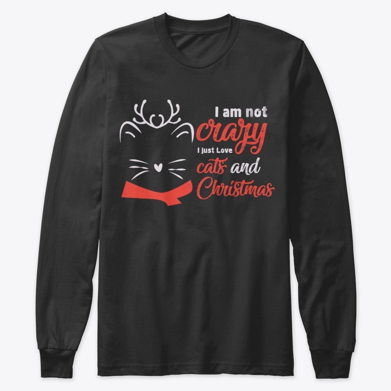 I just love cats and christmas