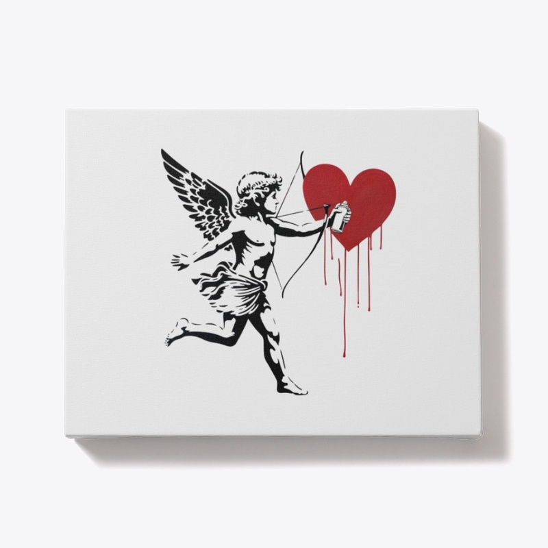 Cupid With Spray Can