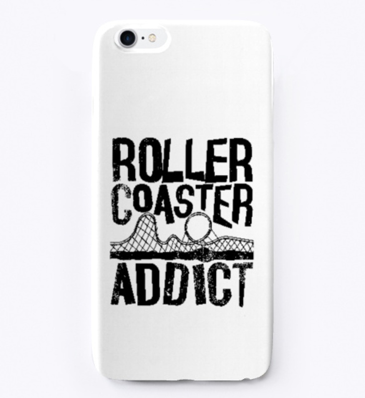 Roller Coaster Addict  / black handdrawn