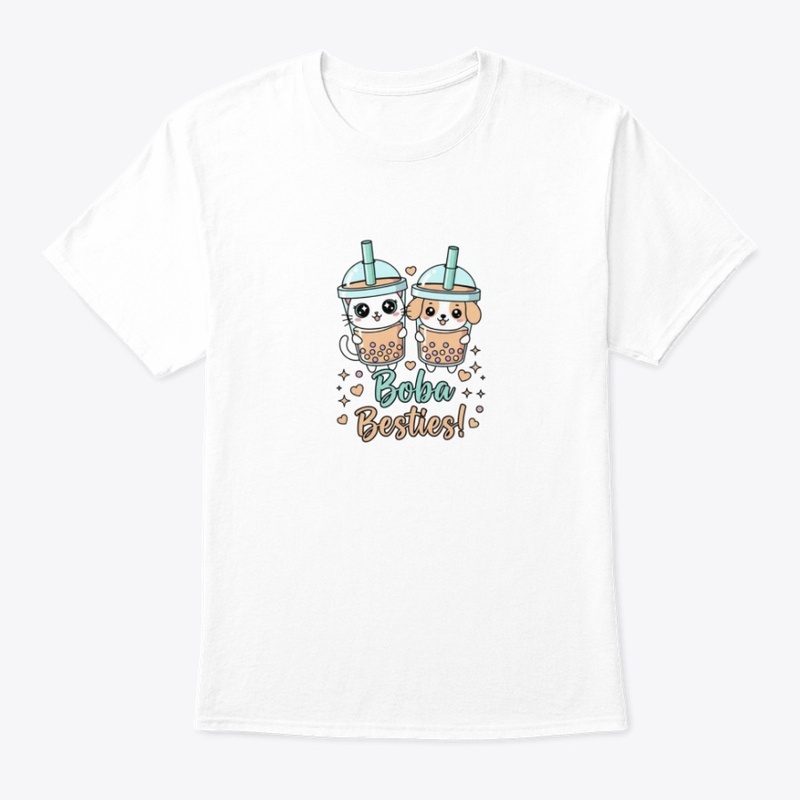 Boba Besties Milo & Bo Cute Kawaii Tee