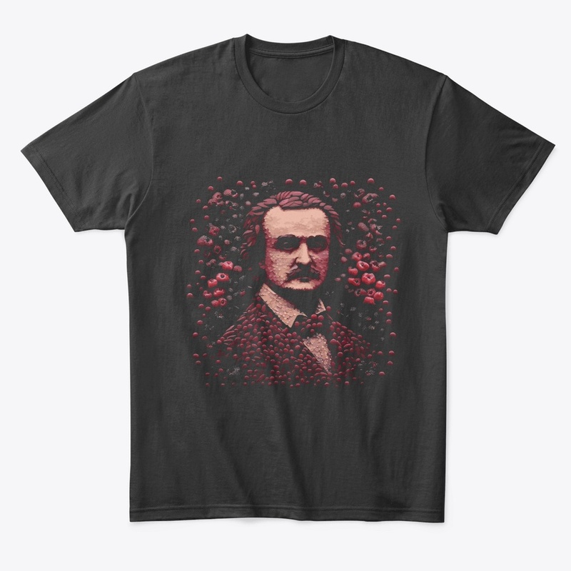  Edgar Allan Poe made of Cranberries