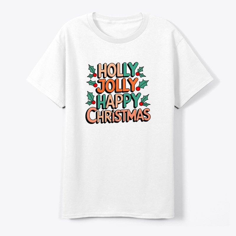 Holly Jolly Happy Christmas T-Shirt