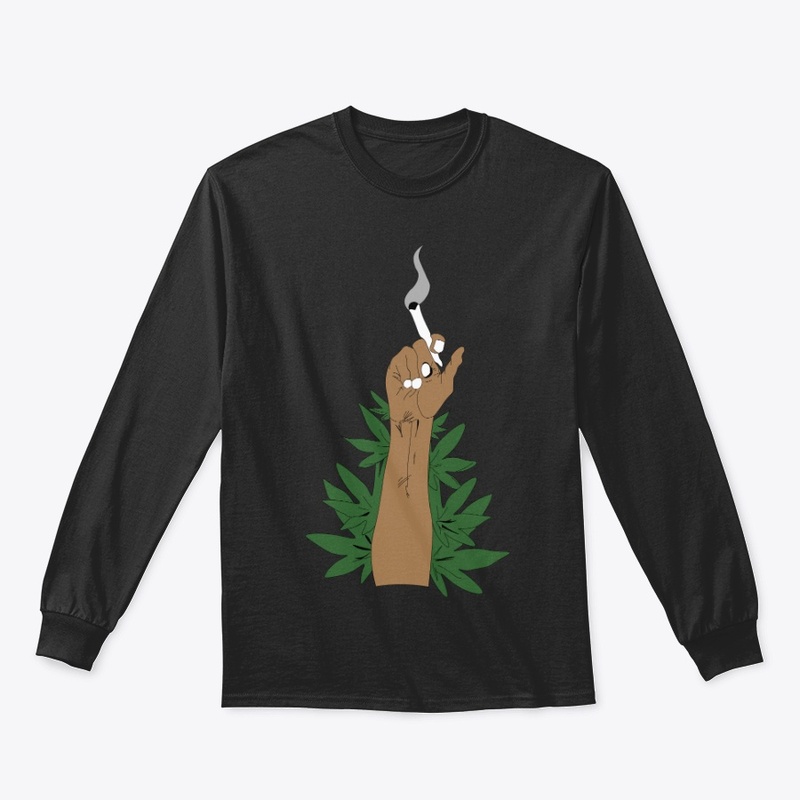 hand holding a spliff