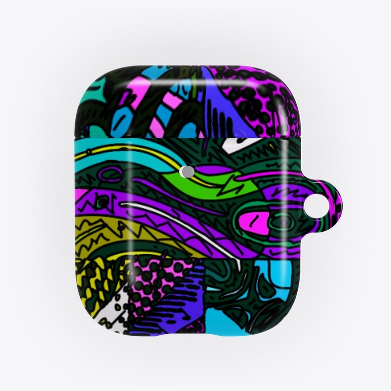 Multicolor Geometric Abstract Pattern