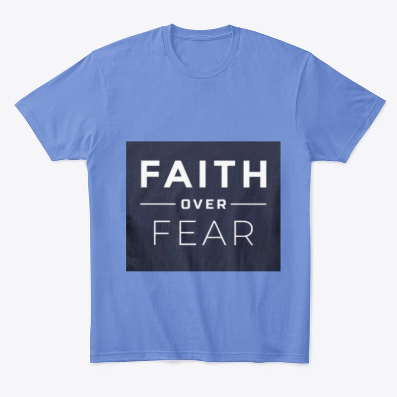 Faith Over Fear Print T-shirt