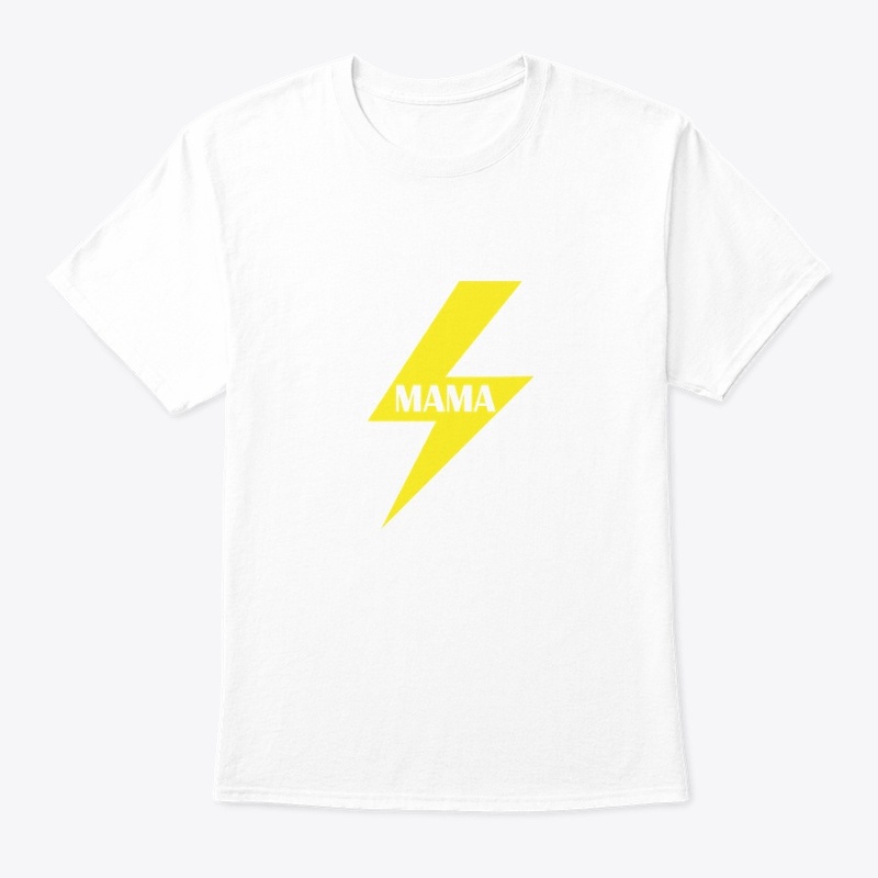 Women's Mama Lightning Bolt Print