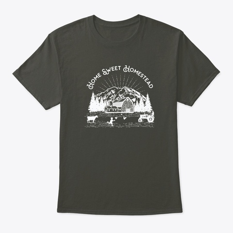 Home Sweet Homestead Smoke Gray áo T-Shirt Front