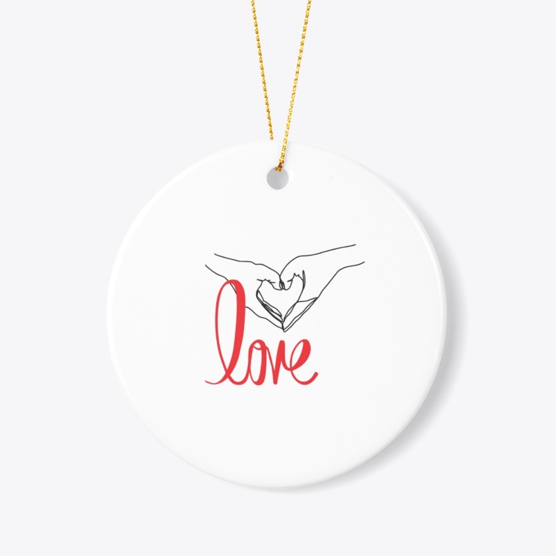 Amazing love printed necklace 