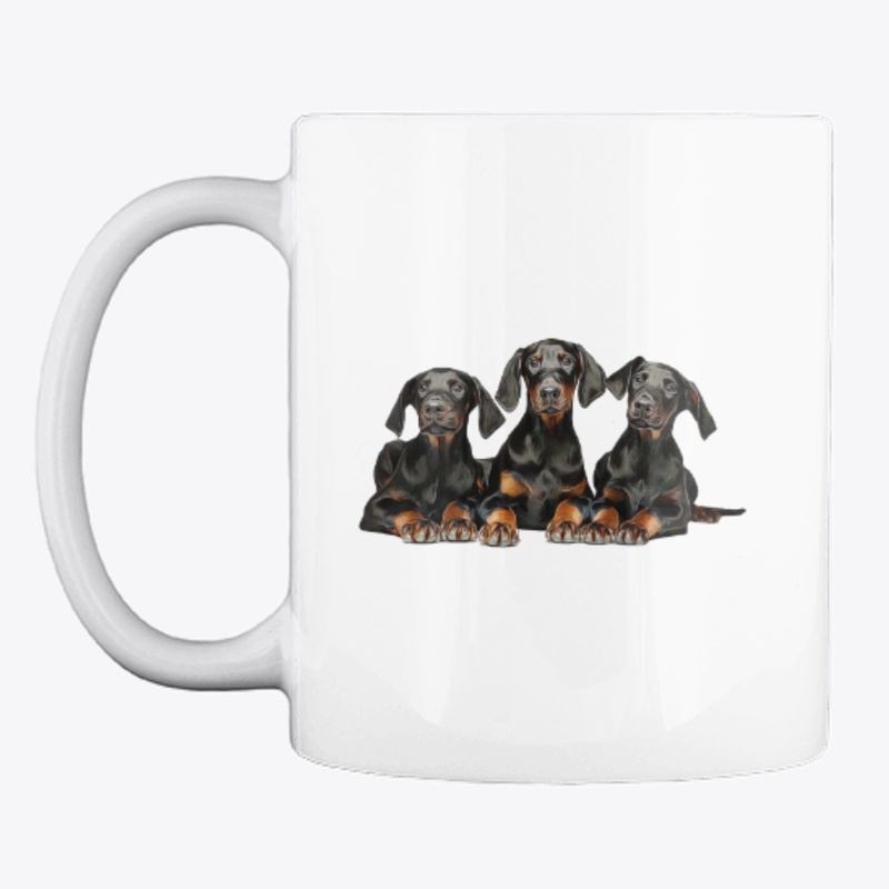 SHN 7 Three paws over Doberman Pinscher