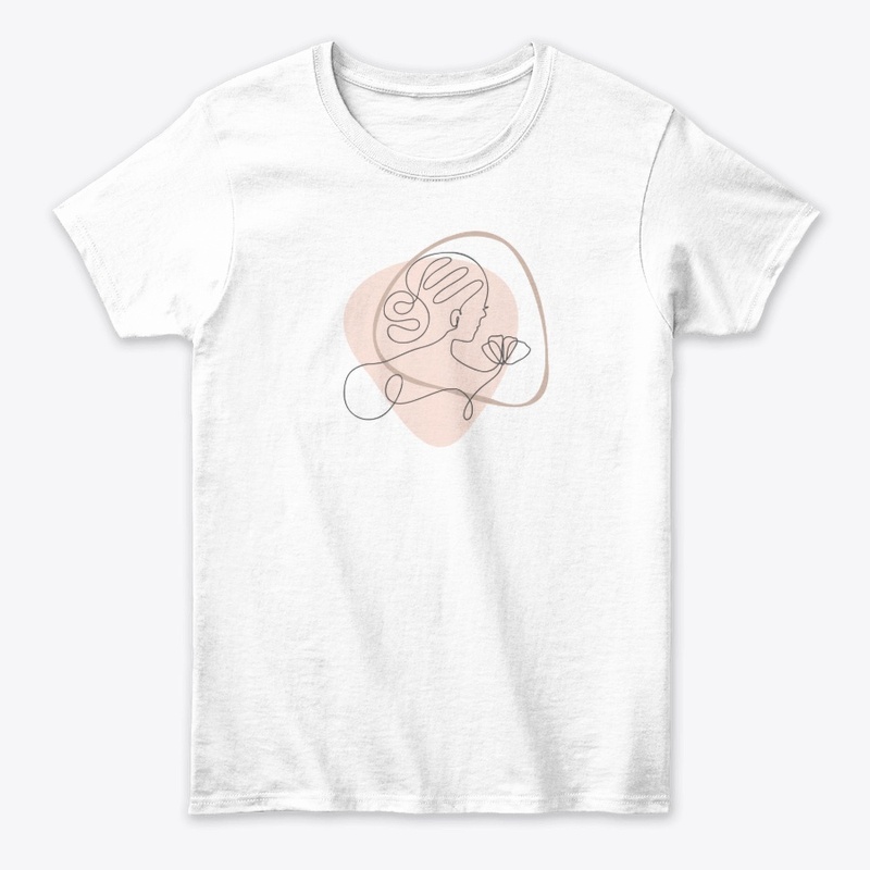 Minimal, Abstract Lady Line
