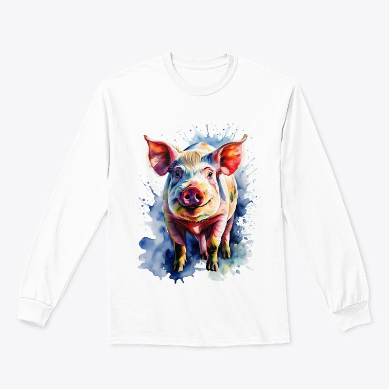 "Piggy Perfection Graphic T-Shirt"