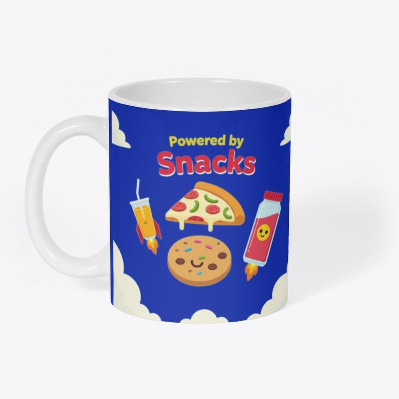 Powered by Snacks 🚀 Foodie Fun Tee