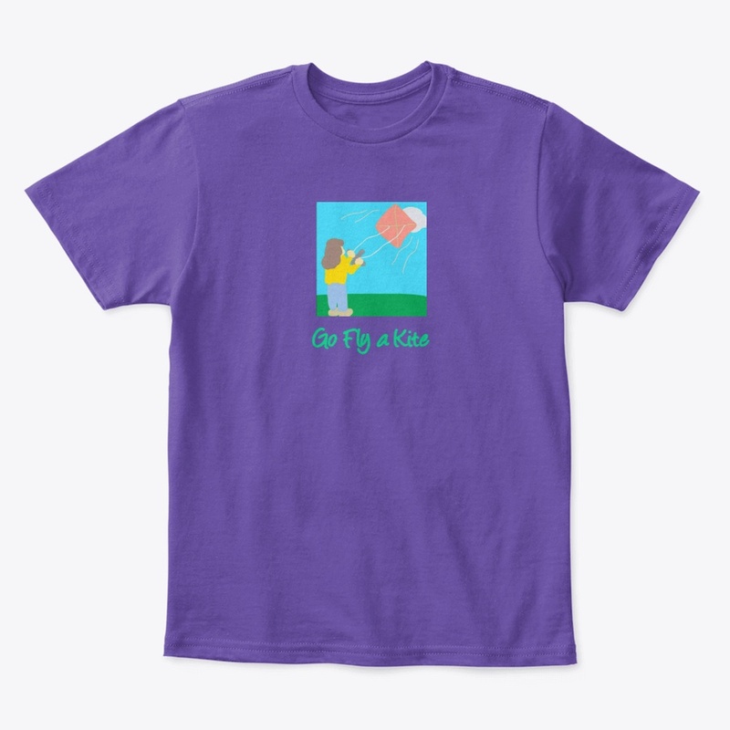 Go Fly a Kite Cute Colorful Art