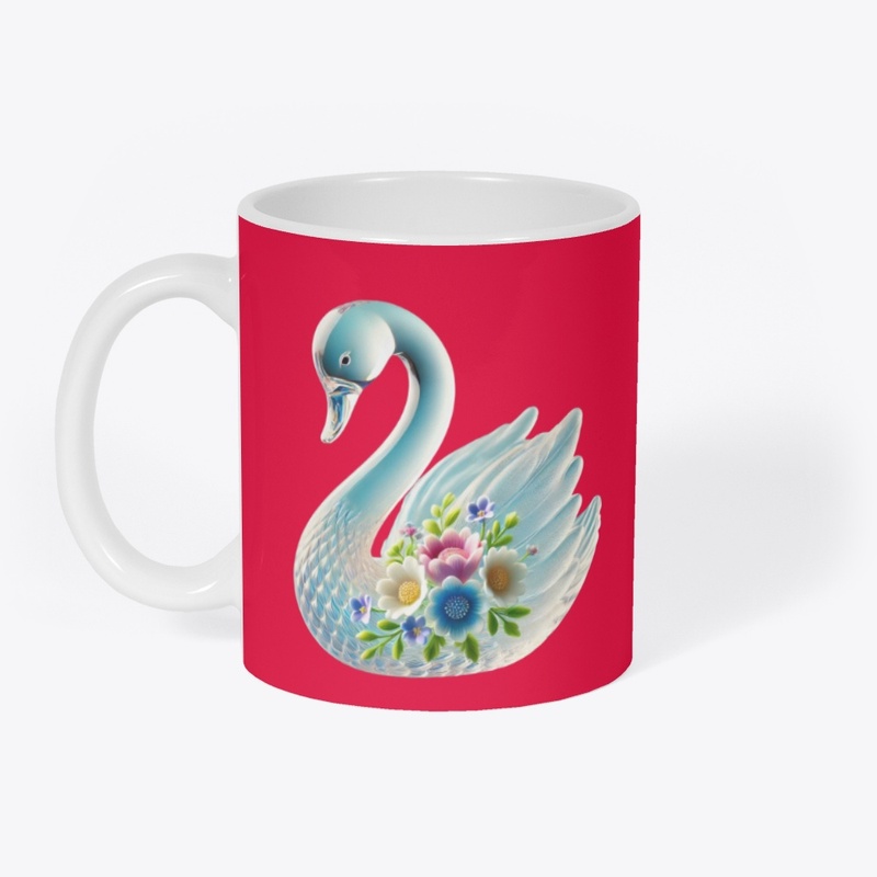 Elegant Swan Mug