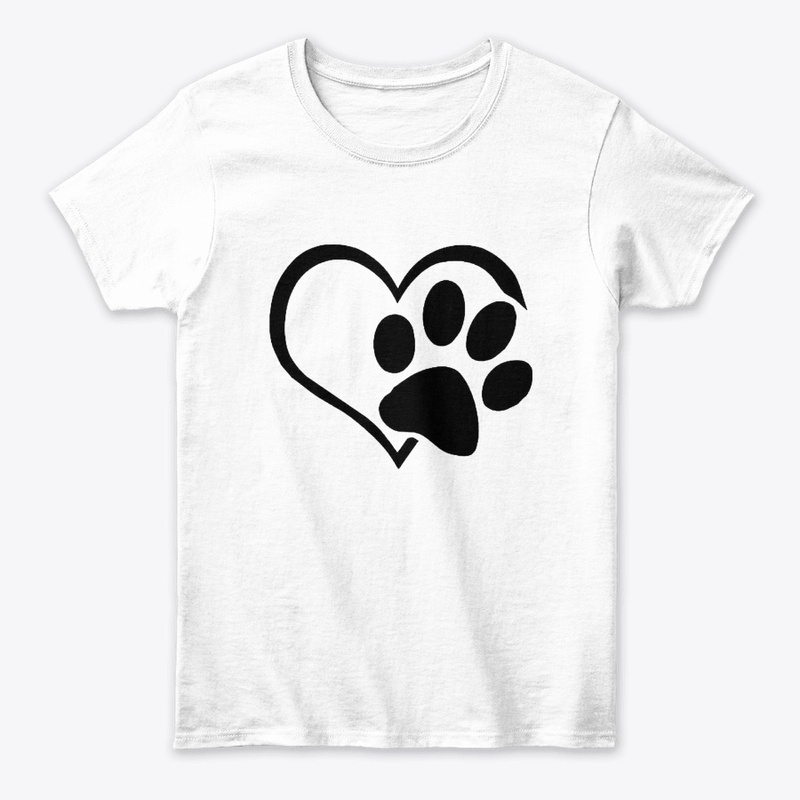 Heart & Dog, Cat Paw Design