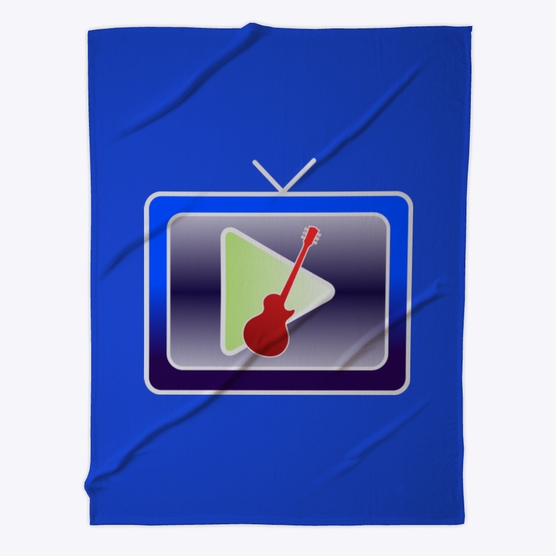 Video Guitar Graphic Fleece Blanket