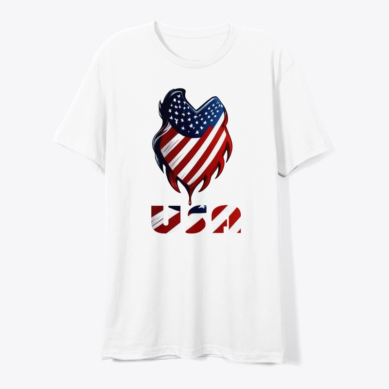 USA Flag design t-shirt
