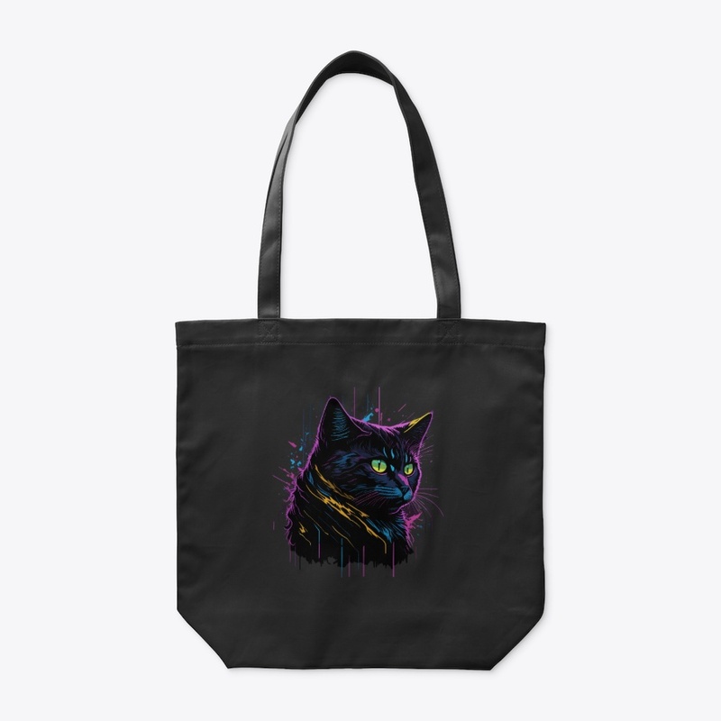 Mystic Neon Black Cat