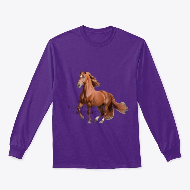 wonderful , strong red horse 