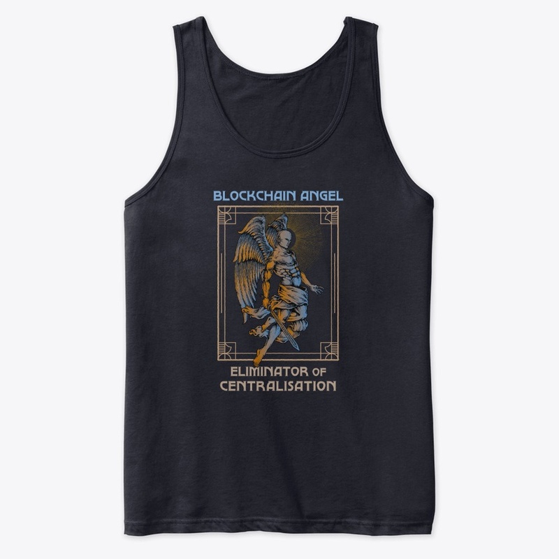 Blockchain Angel Heraldry (black)