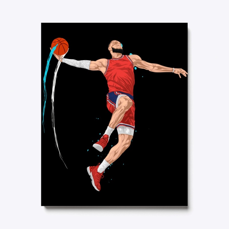 Basketball - One Handed Slam