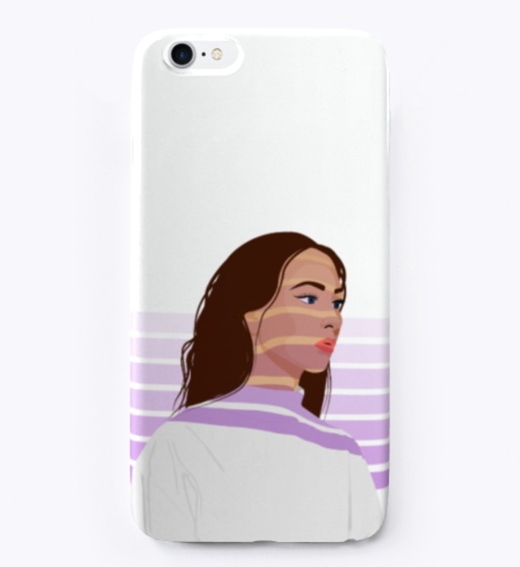 Monocromatic stripes - Pastel purple