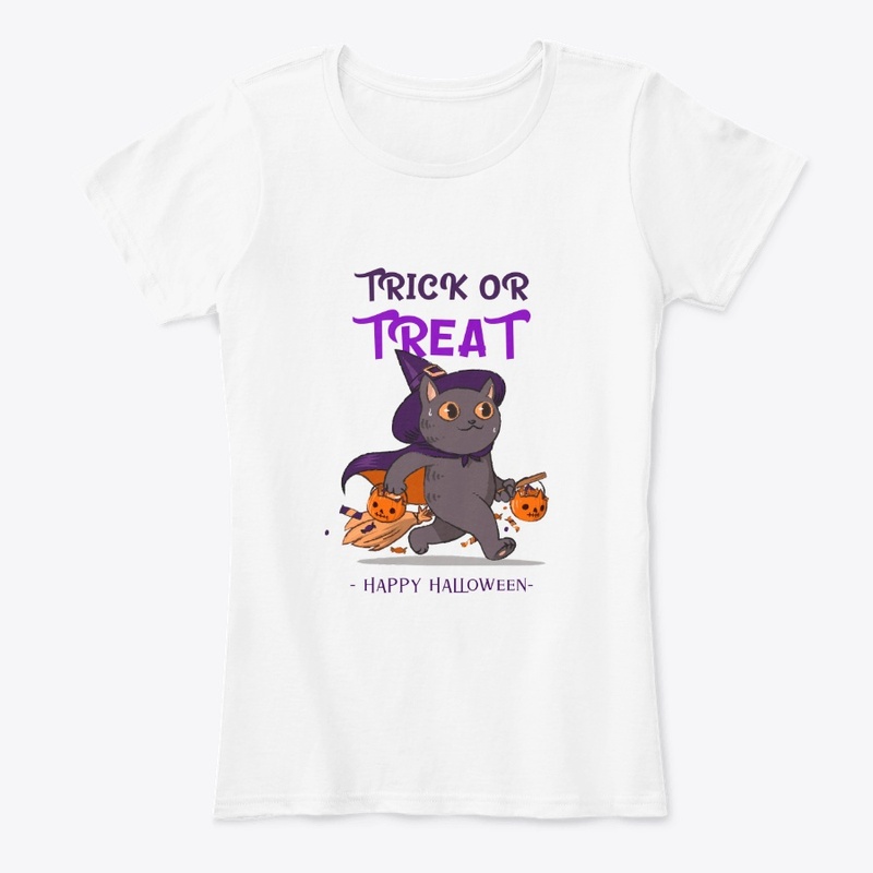 Trick or treat Kitty -  Halloween Design