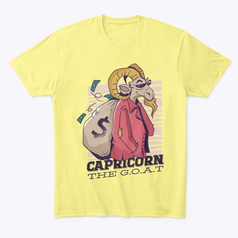Capricorn The Goat Cartoon T-shirt