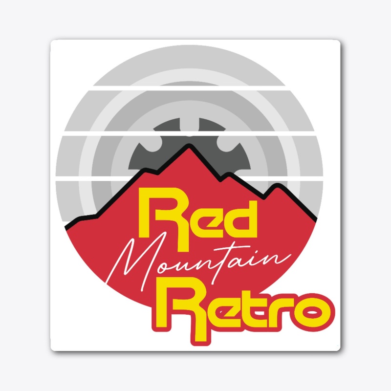 Red Mountain Retro Basic Logo