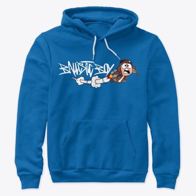 Ballistic Boy Aviator Logo Hoodie