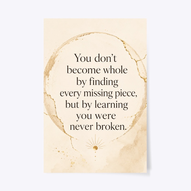 Whole Again Wall Print